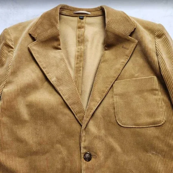 New men's J Crew Kenmare suit jacket in English cotton corduroy